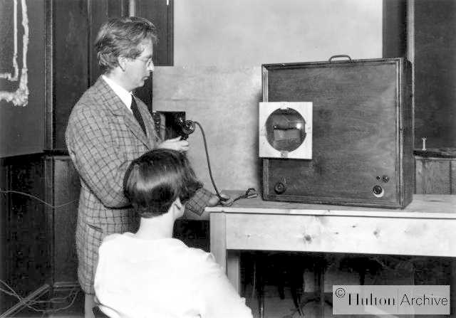 John Logie Baird demonstrating