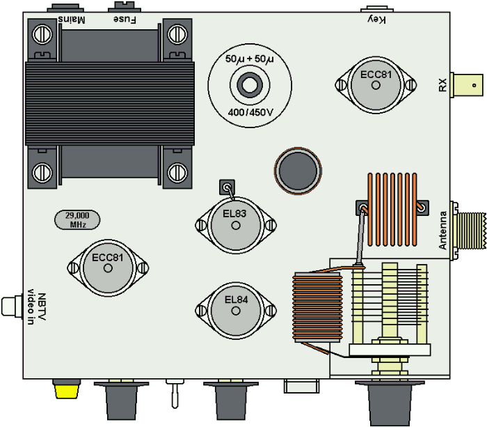 Drawing top view