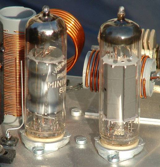 Two power-type electron tubes